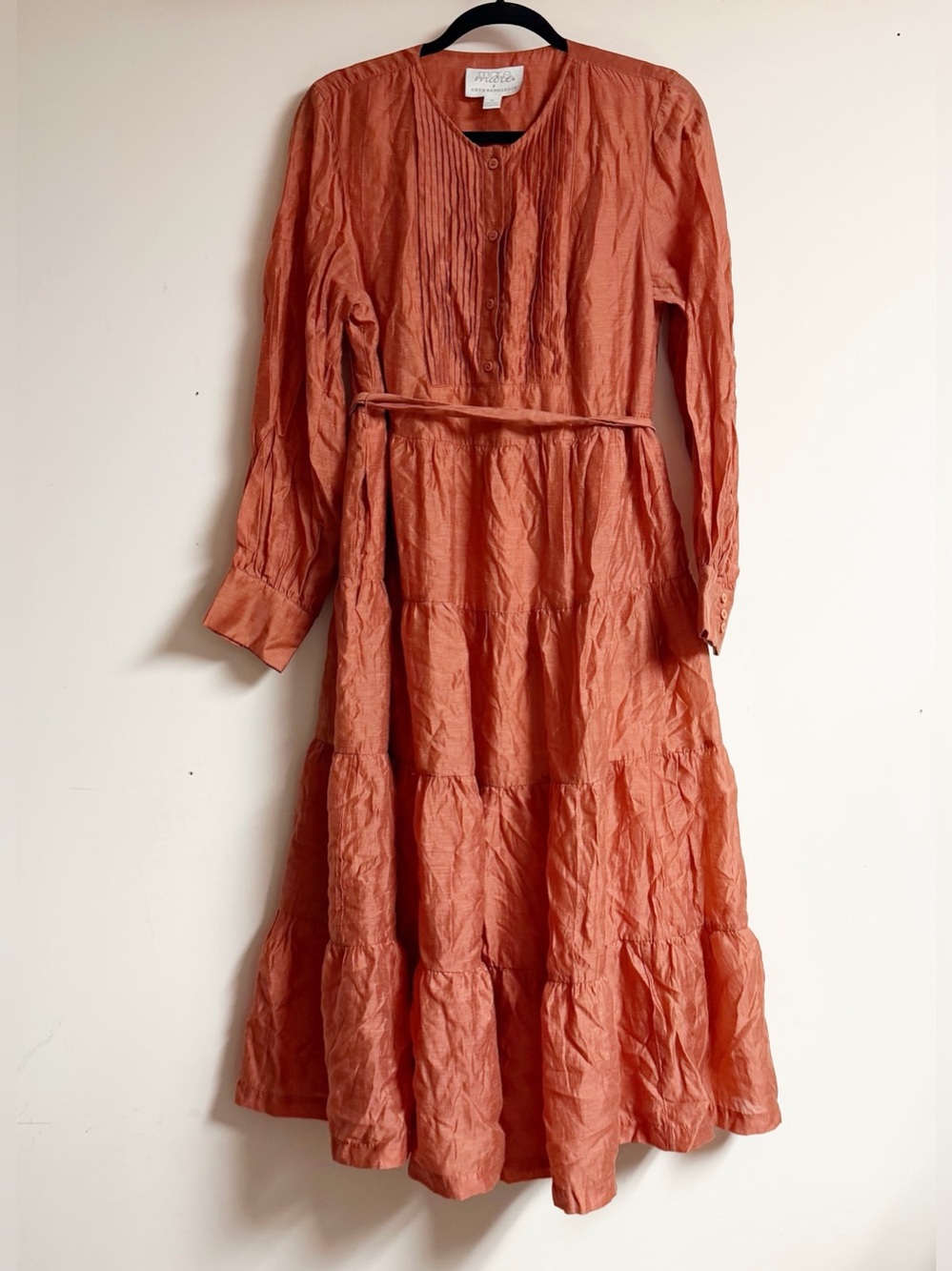 MARE MARE x Anthropologie Agosta Tiered Maxi Dress Size Medium - Picture 3 of 11